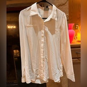Alex Marie Cream Button-Up Blouse